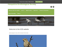 Tablet Screenshot of hos.org.uk